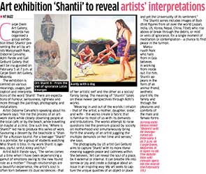 Art exhibition 'Shantii' to reveal artist's interpretations