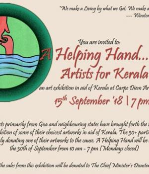 Helping Hand… Artists for Kerala