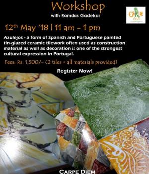 Azulejos Tile Painting Workshop