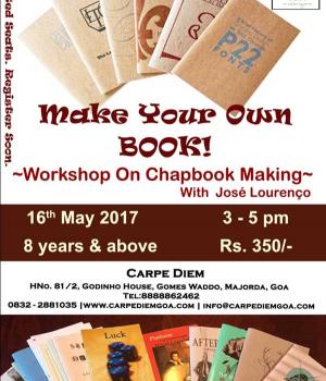 Chapbook Making Workshop with Jose Lourenco
