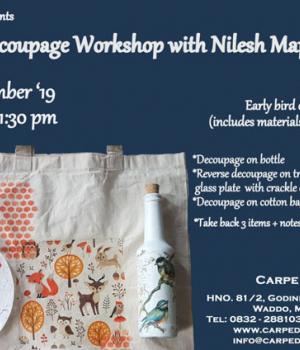 A Decoupage Workshop