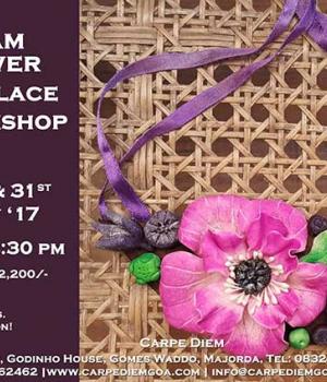 Foam Flower Necklace Workshop