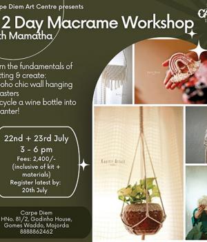 A 2 day Macrame Workshop
