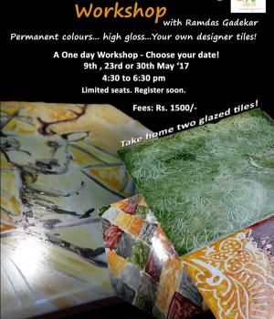 On - Glaze Tile Painting Workshop with Ramdas Gadekar