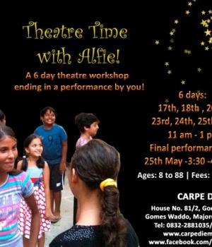 Theatre time with Alfie!