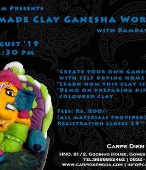 Homemade Clay Ganesha Workshop