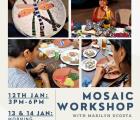 Mosaic workshop at pottersfest goa - Panjim Jan 24