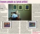 Art chooses people as 'great artists'